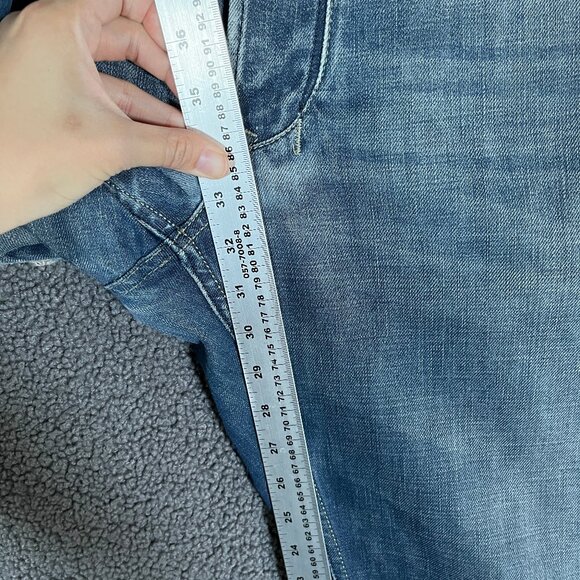 Diesel Larkee Straight Fit Button Fly Italy Made Jeans - Men's Size 36*32 - Blue - Picture 9 of 11